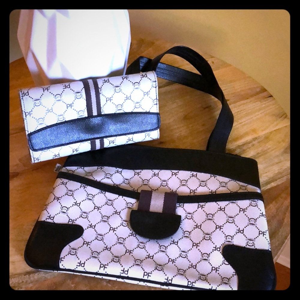 Paul Frank purse & wallet duo